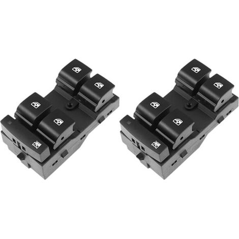 Dos interruptores de control de la ventana eléctrica delantera izquierda del lado del conductor (20917577) para Chevrolet Cruze 2015-2016. (1/4)