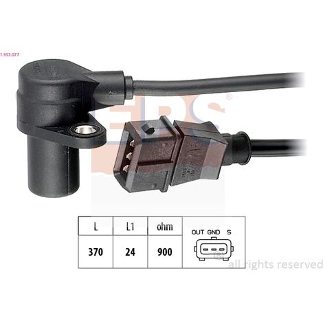 Capteur d'angle, vilebrequin EPS 1.953.077 FORD 021 906 433 A 021 906 433 C