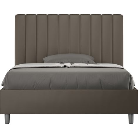 Letto Matrimoniale Francese 140x200 cm Senza Rete Agueda Cappuccino (1/5)