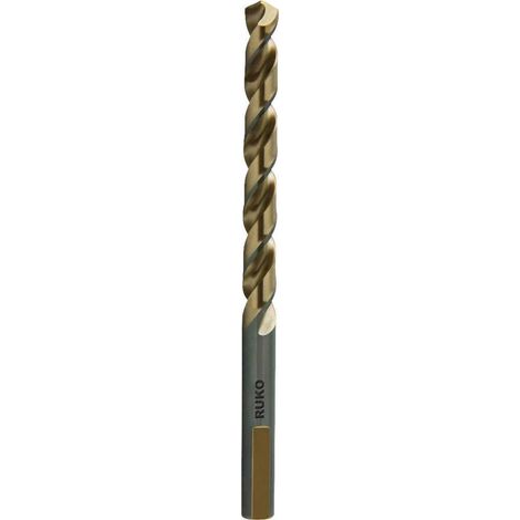 Ruko Broca Helicoidal 6 mm Acero Rápido Negro