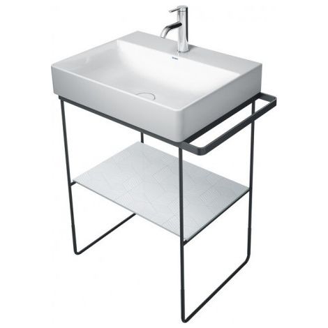 Support métallique BS DuraSquare 235312 565x451, HV+50mm, HH gauche/droite, chromé