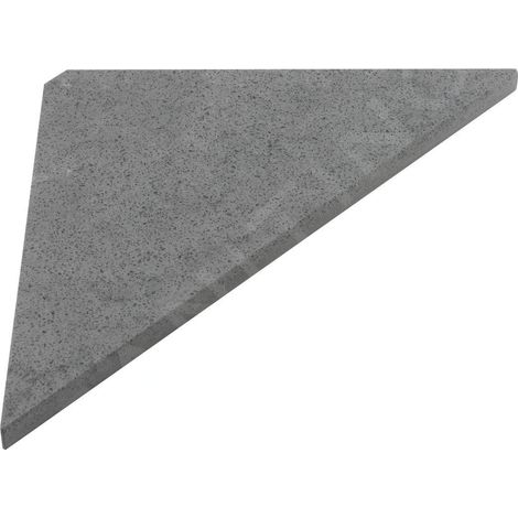 Sapho Abeline - Tablette d'angle, gris AE200-4033 (1/3)