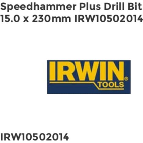 IRWIN Speedhammer Plus SDS Drill Bit 15.0mm x 230mm