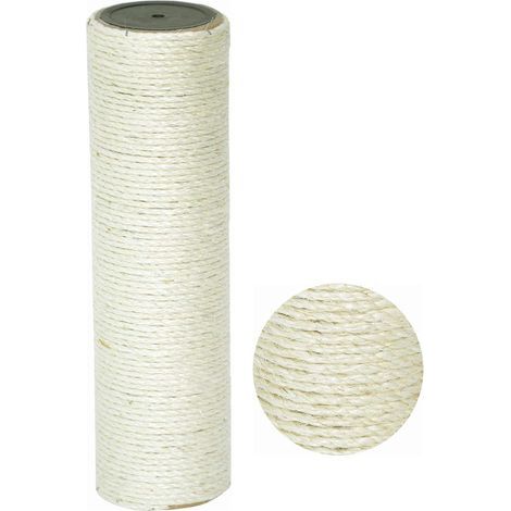 Sisal Post, 50cm Long, 9cm Diameter, M8 Thread, for Cat Tree (1/3)