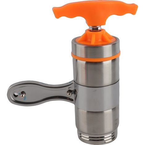 Machine à pâtes manuelle en acier inoxydable pour usage domestique, incluant 7 formes (1/5)