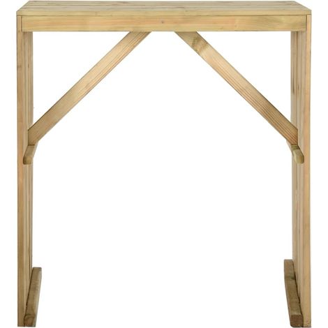 Maison Exclusive - Bartisch 100x60x110 cm Imprägniertes Kiefernho (1/5)