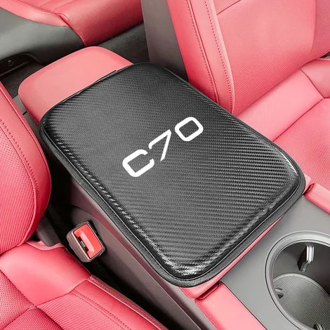 (Pour C70) Housse de coussin d'accoudoir pour voiture, accessoire auto compatible Volvo (1/5)