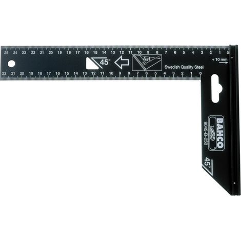 Bahco Präzisionswinkel mit Stahlblatt 400 mm