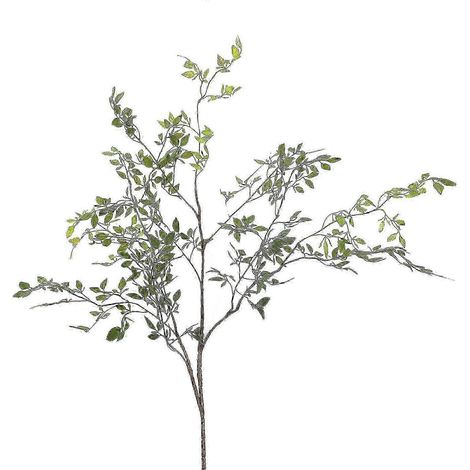 Branche artificielle de bambou Nantian, feuilles artificielles, rose et pivoine en plastique préservées (1/5)