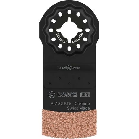 Bosch Starlock Pro AIZ 32 RT5 hoja de sierra de carburo 32 mm
