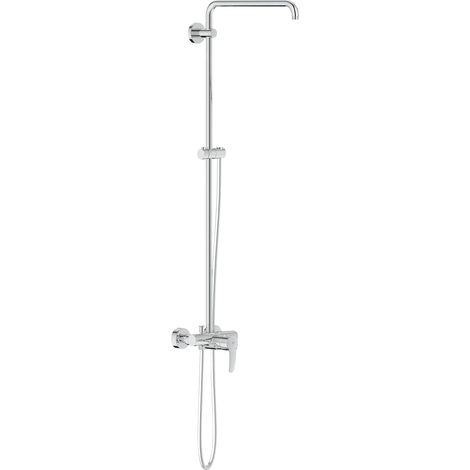 Colonne de douche avec mitigeur monocommande, Chrome (1/3)
