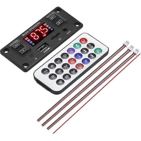 2x30w Player Der Board 12v Verstärker Zahn 5,0 Auto Radio Modul Tf USB Aux Wma Player D (1/5)