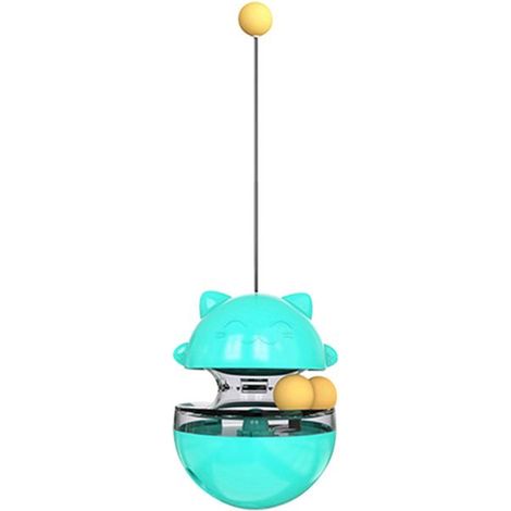 Boule d'alimentation pour chat - Phoesky - Plastique écologique - 10x10x13,5 cm - Alimentation lente (1/5)