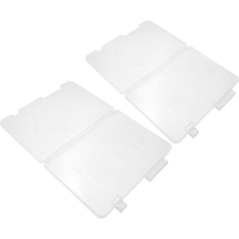Boîte de Rangement en Plastique Empilable 2pcs, Puzzle Folder, Légère et Portable, pour Organiser Vis et Écrous, Loisirs Créatifs (1/5)