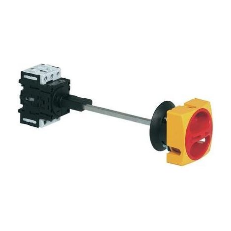 Baco 3245062221438 Interruptor seccionador amarillo para riel DIN