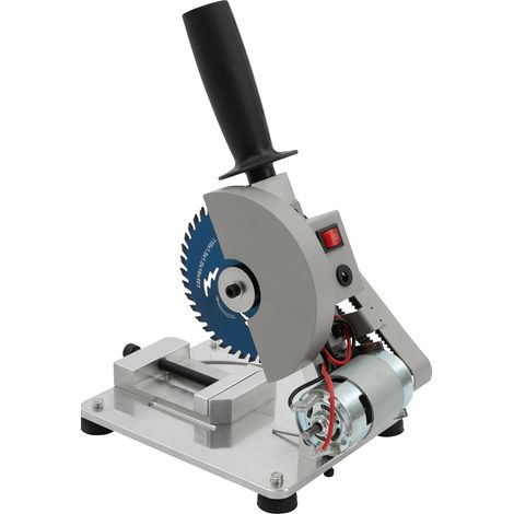 Scie à tronçonner en métal - Scie circulaire de table, scie à fer, scie à onglet (max. 96 W, 9000 tr/min, faible bruit, lame de scie en métal dur de haute qualité, avec réglage de l'angle 45° (1/5)