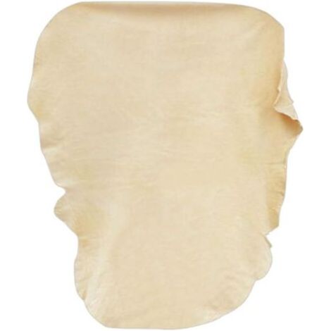 Peau de chamois naturelle 90x60 cm – Cuir véritable super absorbant – Anti rayures pour nettoyage auto et moto – Lavable en machine