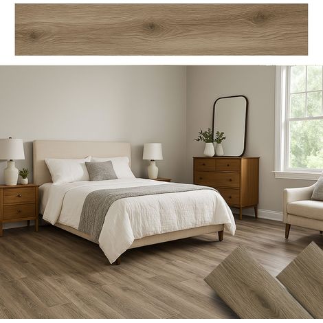 Pavimento PVC Adesivo Effetto Rovere Invecchiato 2mq