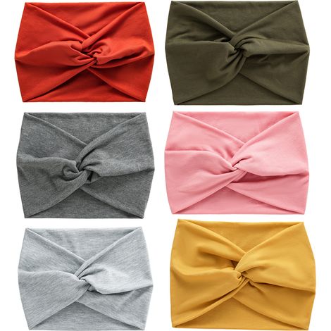1 Bandeau, nœud torsadé, tissu polyester, accessoire cheveux, femme fille, quotidien sport yoga (1/5)