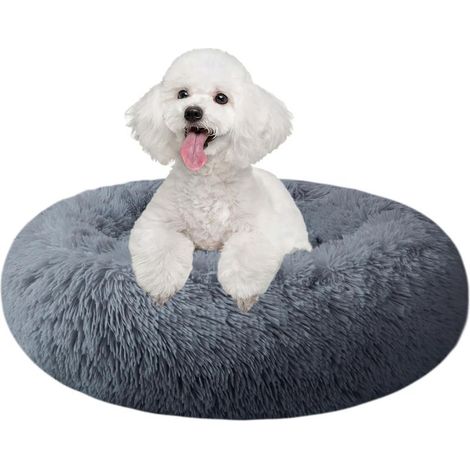 Lit pour Chiens de Petite, Moyenne et Grande Taille, 50cm, Confortable et Doux pour Animal de Compagnie avec Fond antidérapant (1/5)