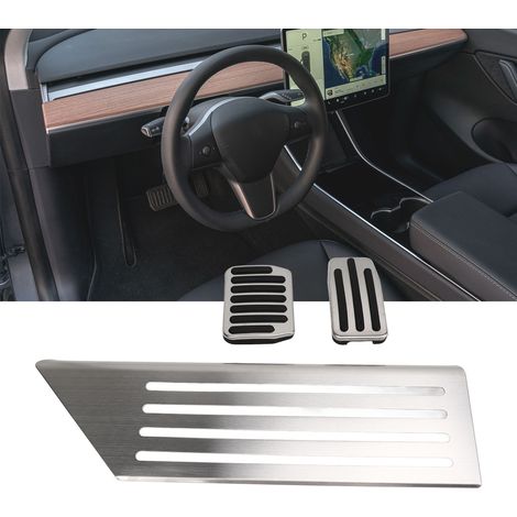 Gaspedal, Bremspedal und Ruhepedal für Tesla Model 3A (Linkslenker), hergestellt vor Oktober 2021. (1/5)
