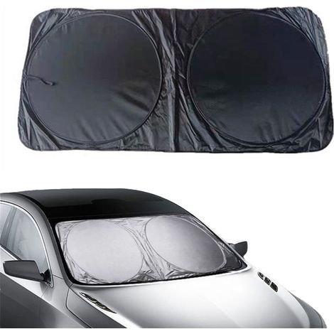 Sonnenschutzblende für die Windschutzscheibe – UV- und Sonnenschutz – Verstellbare Maße bis zu 157 x 89 cm – Für Autos – 1 Stück (1/5)