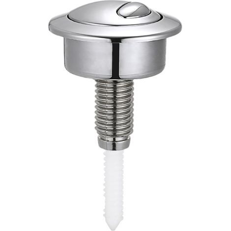 ABS Double Remplacement des bouton-bouton de toilette ABS, poussoir du de toilette pour salle bain, pièces remplacement réservoir d'installation faciles pour les systèmes à doubl (1/5)