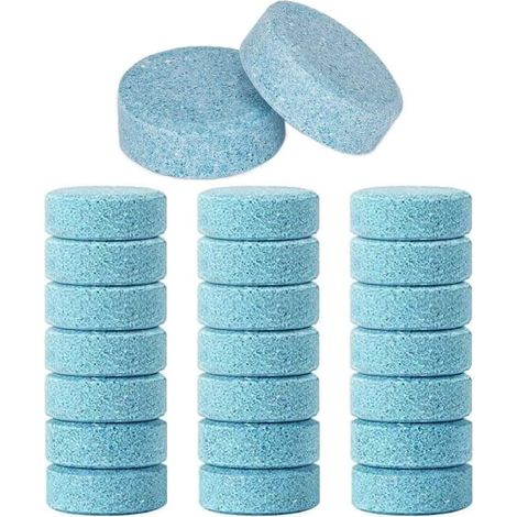 100PCS Nettoyant Pare-Brise Voiture Auto Comprimé Effervescent Verre de Pare-Brise de Voiture Lave-Glace Voiture Nettoyage de Verres (1/5)