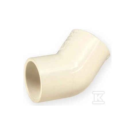 Coude 45ST KW/KW 3/4" PVC-C