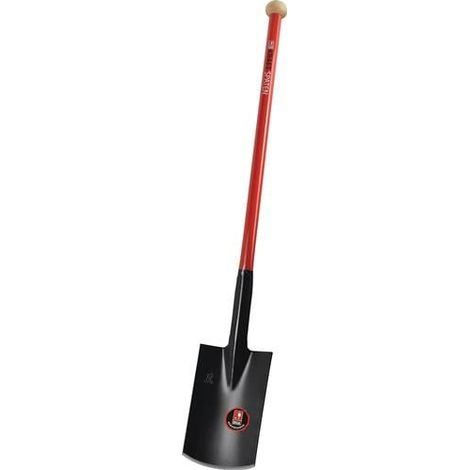IDEAL Bêche de puissance 280 x 190 / 180 mm Taille 2 Poignée en tube d'acier standard avec pommeau en bois dur - 13010277 (1/4)