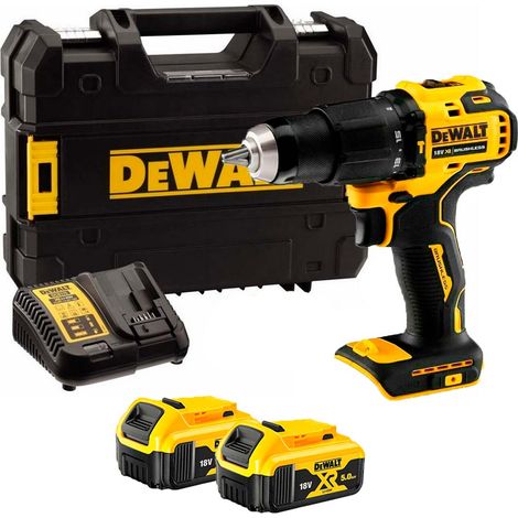 Taladro percutor Dewalt DCD709P2T-QW 18V XR  2x5ah baterías