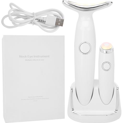 Massageur Yeux et Cou 2-en-1 Anti-Rides Lifting Vibrant Soin Raffermissant (1/5)
