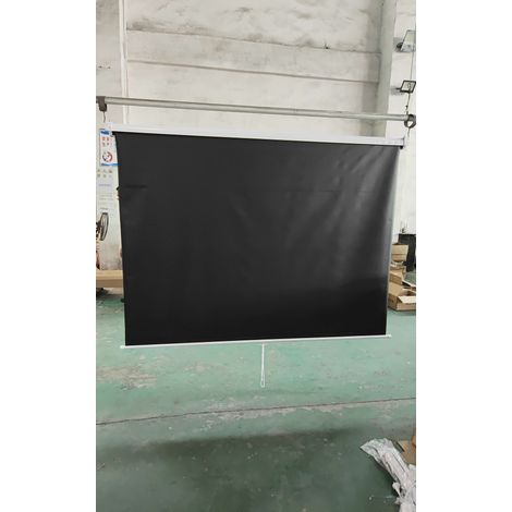 HOMCOM Telo Proiettore 84" Rapporto 16:9 Fissaggio a Muro e Soffitto (1/5)