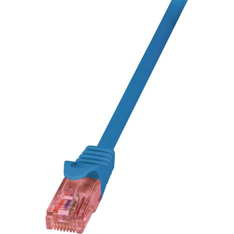 LogiLink 0.25m Cat.6 U/UTP cable de red Azul 0,25 m Cat6 U/UTP (UTP)