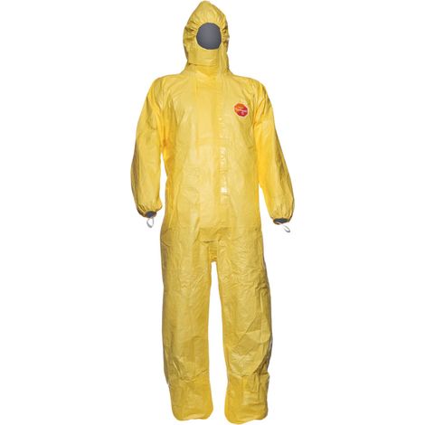 Dupont Schutzoverall Typ 3/4/5/6 Tychem 2000 C, gelb, Unisex-Größe: 3XL