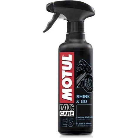 MOTUL E5 SHINE & GO Entretien des plastiques, nettoyage, protection de la peinture
