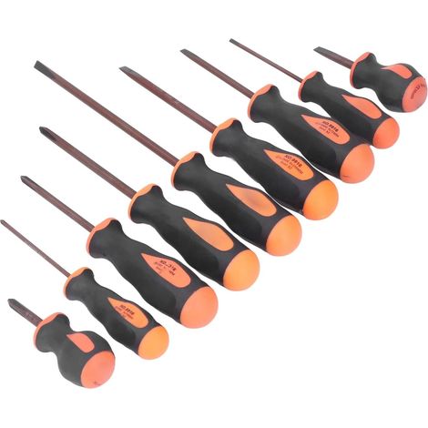 Coffret de tournevis, 9 pièces/S2, Phillips/plat, magnétique (1/5)