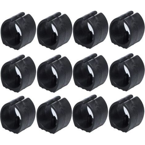 Patins Tubulaires - Diamètre Ouverture 8 mm - Pour Roulettes Chaises Tables Fauteuils Meubles En U - Lot De 12 (1/5)