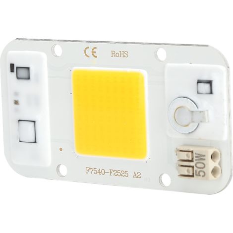 Source lumineuse LED 50 W sans alimentation, 220 V, puce LED intégrée, pour la croissance des plantes (lumière chaude). (1/5)