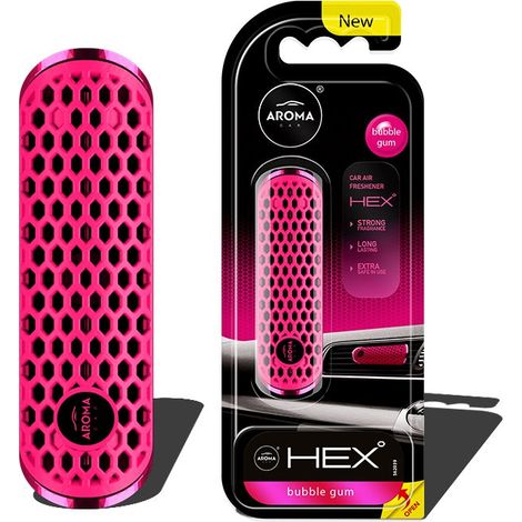Désodorisant parfumé, formes fantaisie, polymère, HEX, chewing-gum