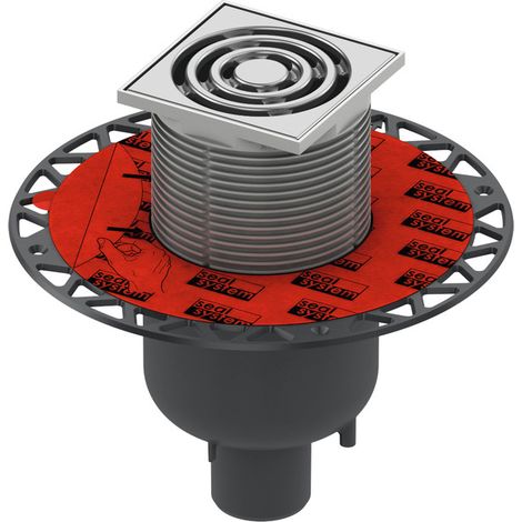 TECE Ablaufset senkrecht DN50 mit Seal Universalflansch (1/2)