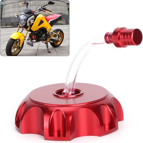 CNC-gefräster Tankdeckel aus Aluminium mit Entlüftungsöffnung, passend für 90, 110 und 125 cm³ Dirtbikes, ATVs und Motorräder (1/5)