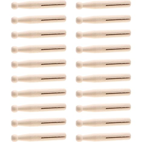 Set di 20 clip in legno per sacchetti di snack e caramelle, con chiusura ermetica, per mantenere freschi gli snack all'asilo. (1/2)