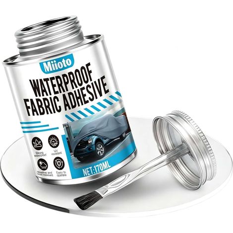 Colle PVC Piscine, Colle pour Liner Piscine Colle Spéciale pour Paddle Gonflable,Bâches, Tentes de Campagne, Bâches pour Camions et Réparations Extérieures,Transparente,170g (1/5)