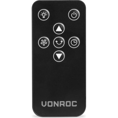 VONROC - Fernbedienung schwarz - für Standventilatoren AF507AC und AF508AC