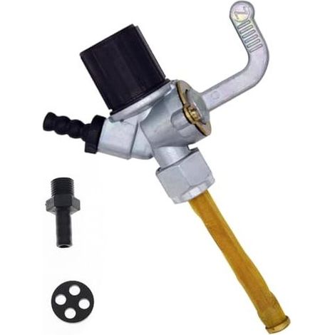 Robinet d'essence pour Simson S51, joint de robinet d'essence pour Simson S51 avec crépine en laiton et sac à eau pour Simson S/SR50/60/80 S50 51 MZ ETZ125/150 (1/5)