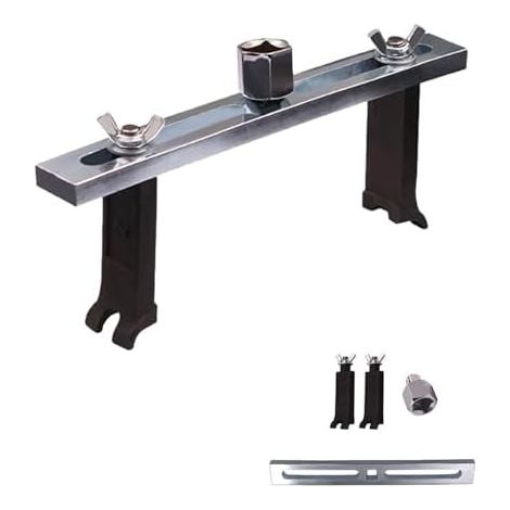 Universel pour Enlever le Couvercle du Réservoir de Carburant et la Pompe à Carburant, Outil Démontage Réparation Essence Polyvalent Ajustable 23 190 mm avec Clé Molette - (1/5)