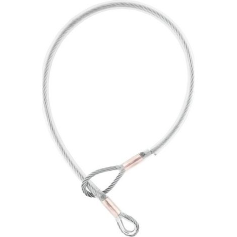 Punto de anclaje portátil de cable de acero tipo corbata