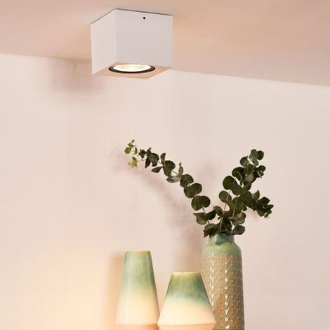 Lucide FEDLER - Deckenstrahler - LED Dim to warm - GU10 (ES111) - 1x12W 2200K/3000K - Weiß (1/5)