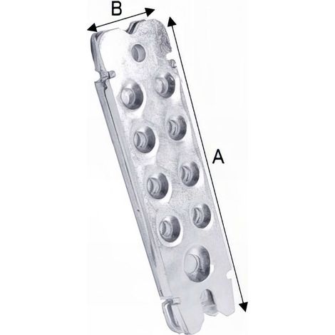 Connecteur invisible RICON 120/40 EA (L x l) 120 x 40 mm - AL-137K363 - Alsafix